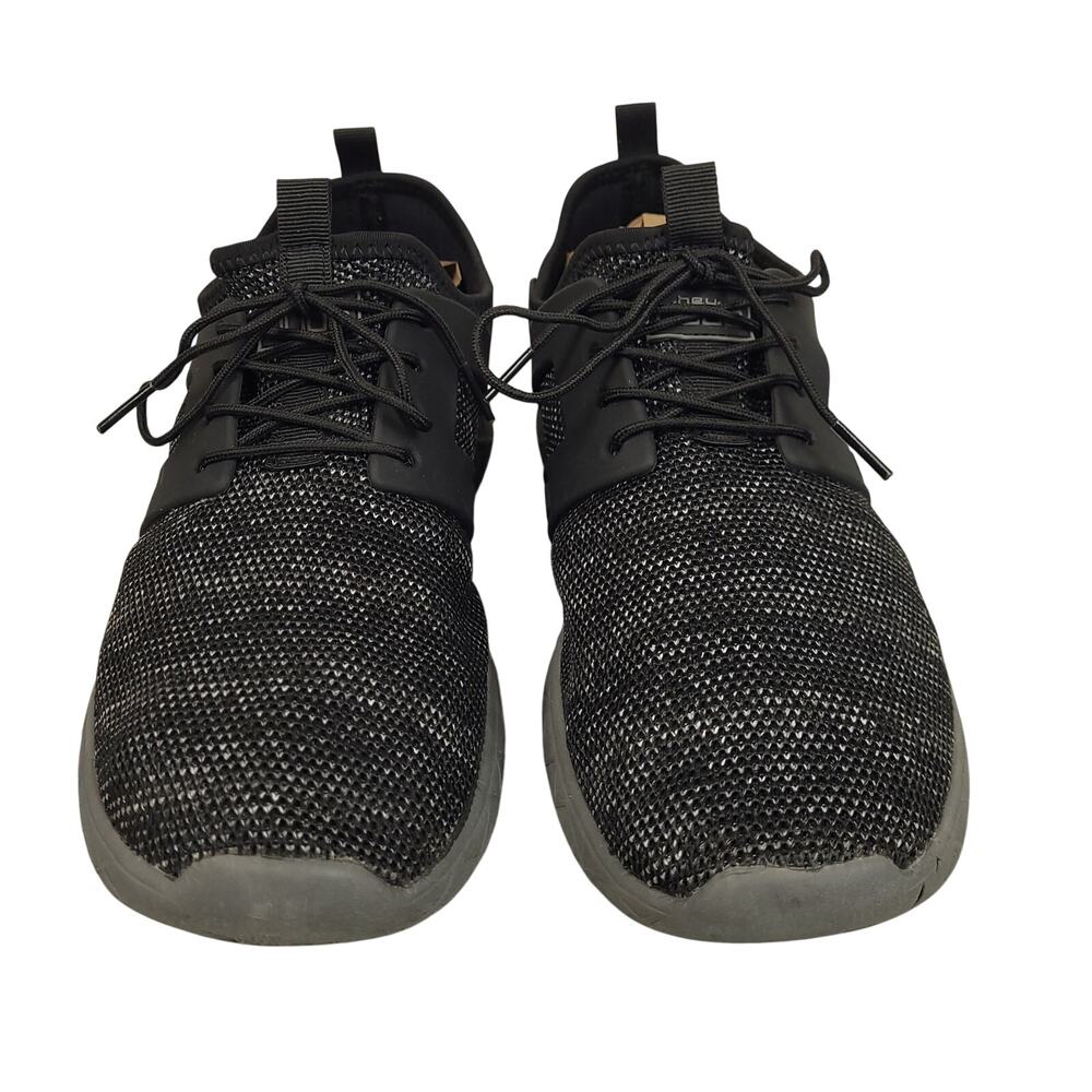 Hey Dude Axel Sox Mens 10 Carbon Black Slip On Sneakers Lightweight Minimalist - Picture 4 of 12